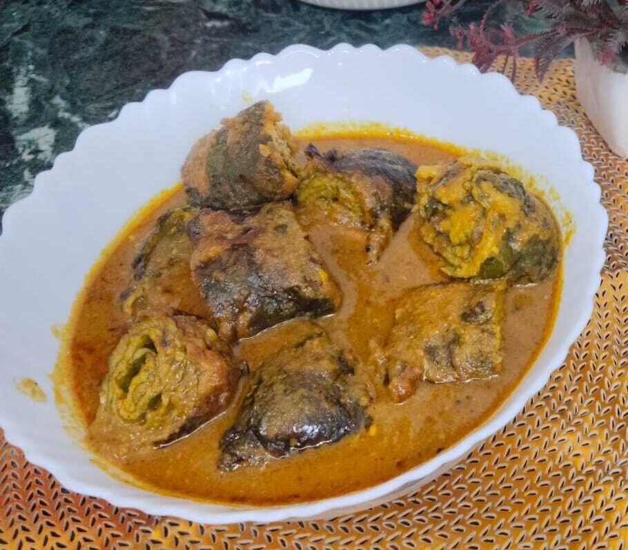 arbi ke patte ki sabji